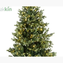 6ft 1.8m Geneva Fir GB Artificial Christmas Tree with Built In Micro LED Lights Indoor AK Kin Garden Supplies