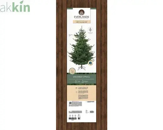 6ft 1.8m Greenway Spruce Artificial Christmas Tree Indoor AK Kin Garden Supplies