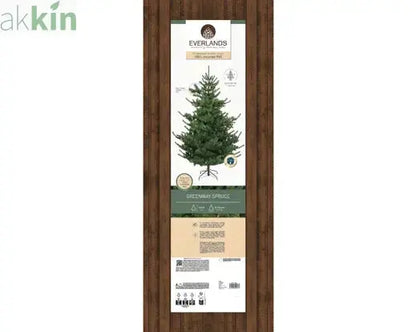 6ft 1.8m Greenway Spruce Artificial Christmas Tree Indoor AK Kin Garden Supplies
