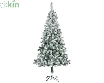 6ft 1.8m Rovinj Pine Snowy Artificial Christmas Tree Indoor AK Kin Garden Supplies