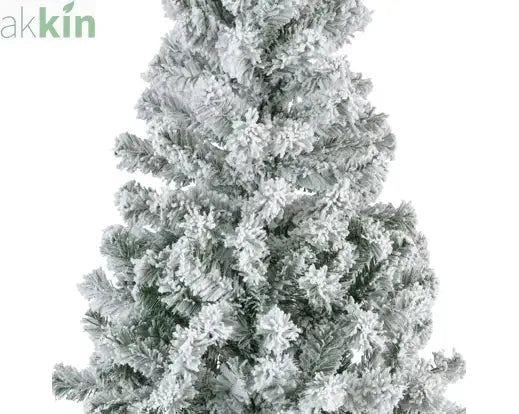 6ft 1.8m Rovinj Pine Snowy Artificial Christmas Tree Indoor AK Kin Garden Supplies