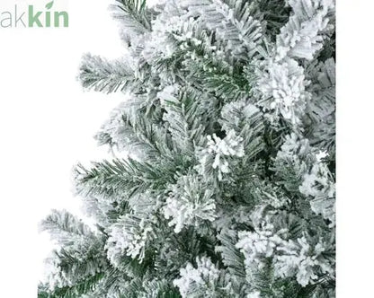 6ft 1.8m Rovinj Pine Snowy Artificial Christmas Tree Indoor AK Kin Garden Supplies