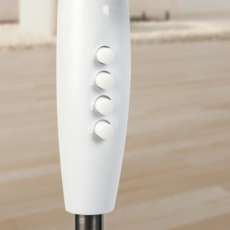 SupaCool Oscillating Stand Fan With Adjustable Height Tilt Quiet Operation And Wide Air Coverage For Home Office