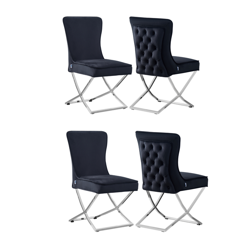 Trafalgar Velvet Dining Chair PN Home