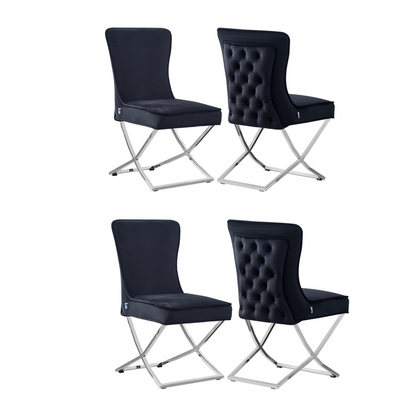 Trafalgar Velvet Dining Chair PN Home