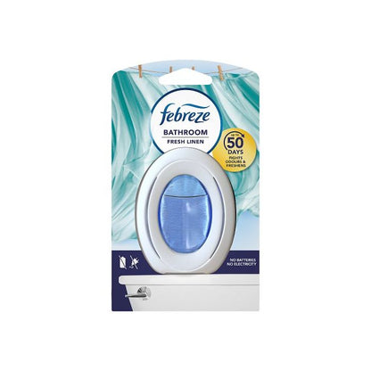 Febreze Bathroom Air Freshener Fresh Linen Scent Odour Control Easy To Use No Battery Required Up To 50 Days