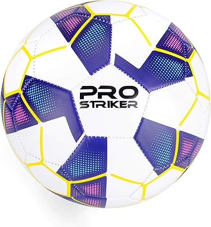 Size 5 Pro Striker Football Blue