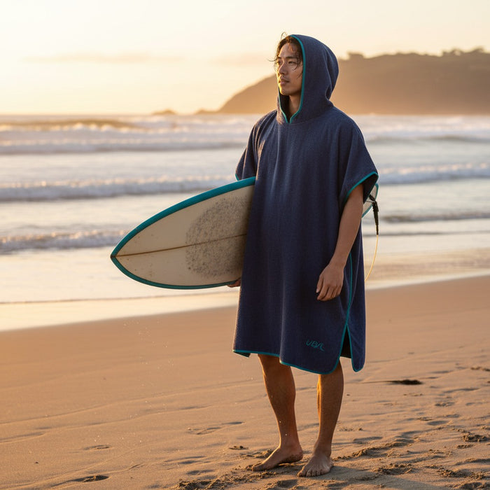 Adult Cotton Poncho - Grey