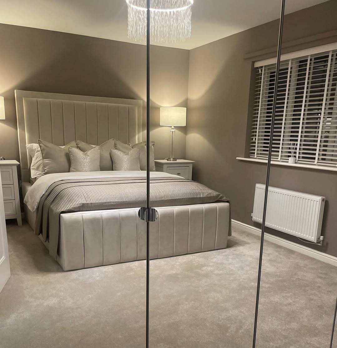 Sahara Aurora 2025 – Luxury Panel Bed Frame UK Beds Direct ltd