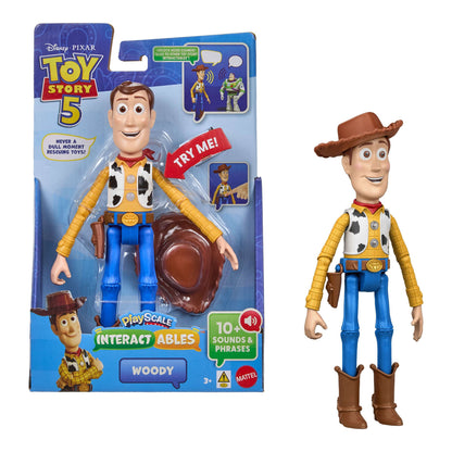 Disney and Pixar Toy Story 5 Interactables Talking Woody Figure