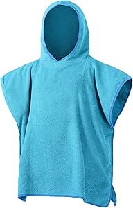 Junior Cotton Poncho - Lt Blue