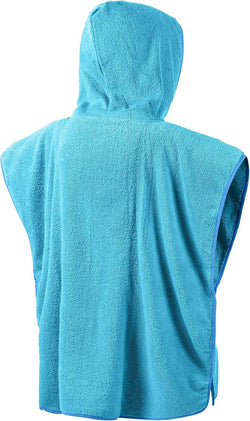 Junior Cotton Poncho - Lt Blue