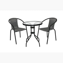 SupaGarden Rattan Bistro Set For Patio And Garden Outdoor Furniture