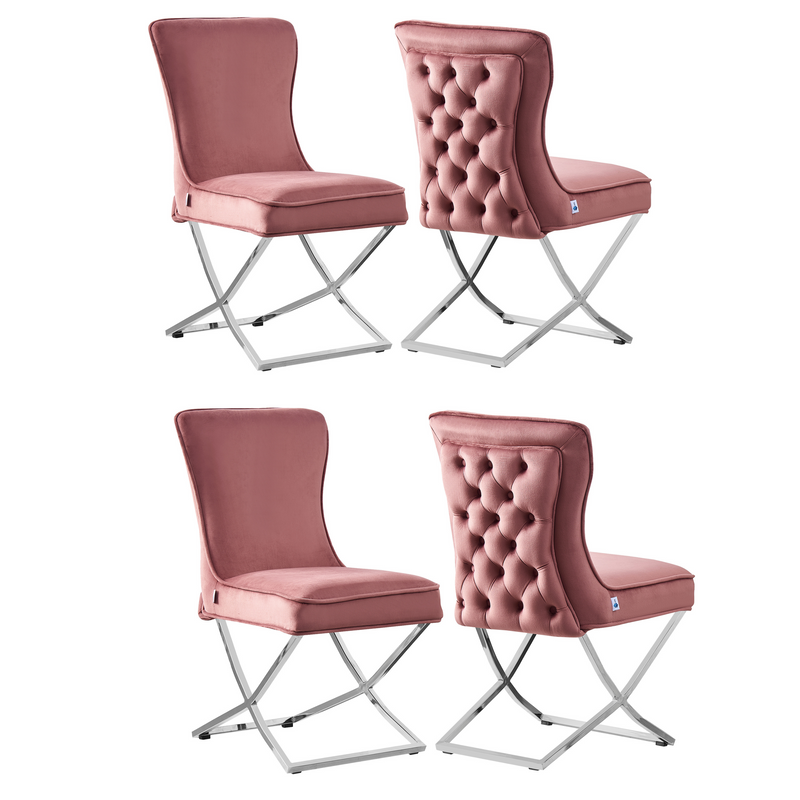 Trafalgar Velvet Dining Chair PN Home