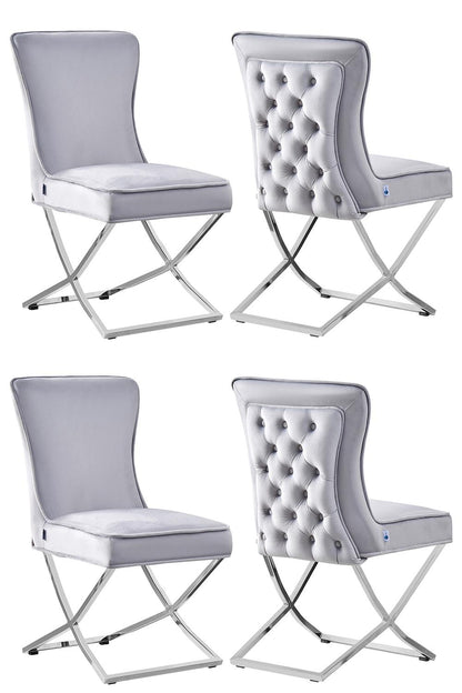 Trafalgar Velvet Dining Chair PN Home