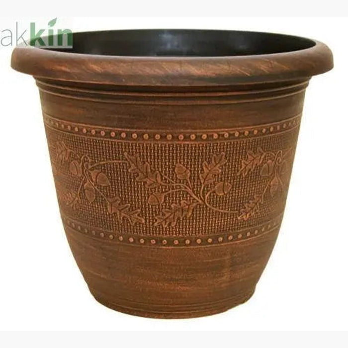 Acorn Planter 25cm Warm Copper AK Kin Garden Supplies