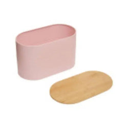 Alton Pink Modern Bread Bin H21 x D18 x W34 AK Kin Garden Supplies