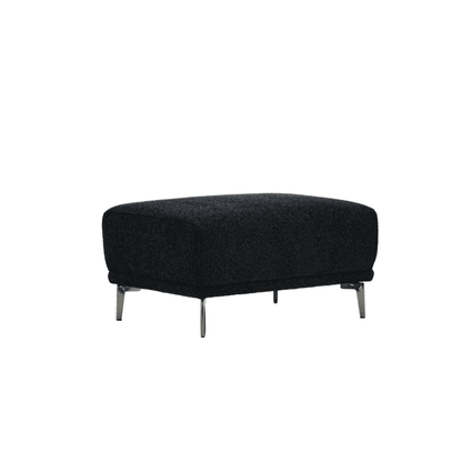 Aluxo Albany Sofa Range in Black Lux Boucle Fabric UK Beds Direct ltd