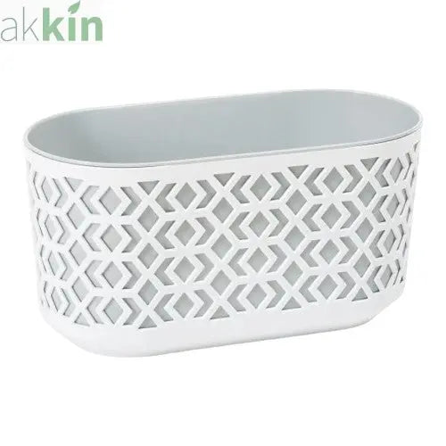 Aztec Decorative Trough 40cm - Grey & White AK Kin Garden Supplies