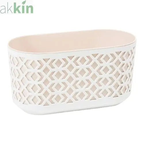 Aztec Decorative Trough 40cm - Nude & White AK Kin Garden Supplies