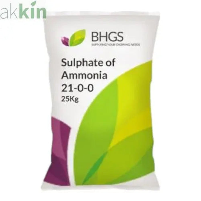 BHGS Sulphate of Ammonia Fertiliser 25kg Bag - AK Kin Garden Supplies
