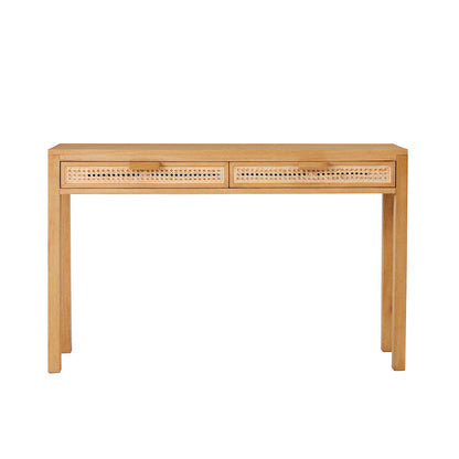 Bali Rattan Dressing Table with 2 Drawers Fishe and Lilly