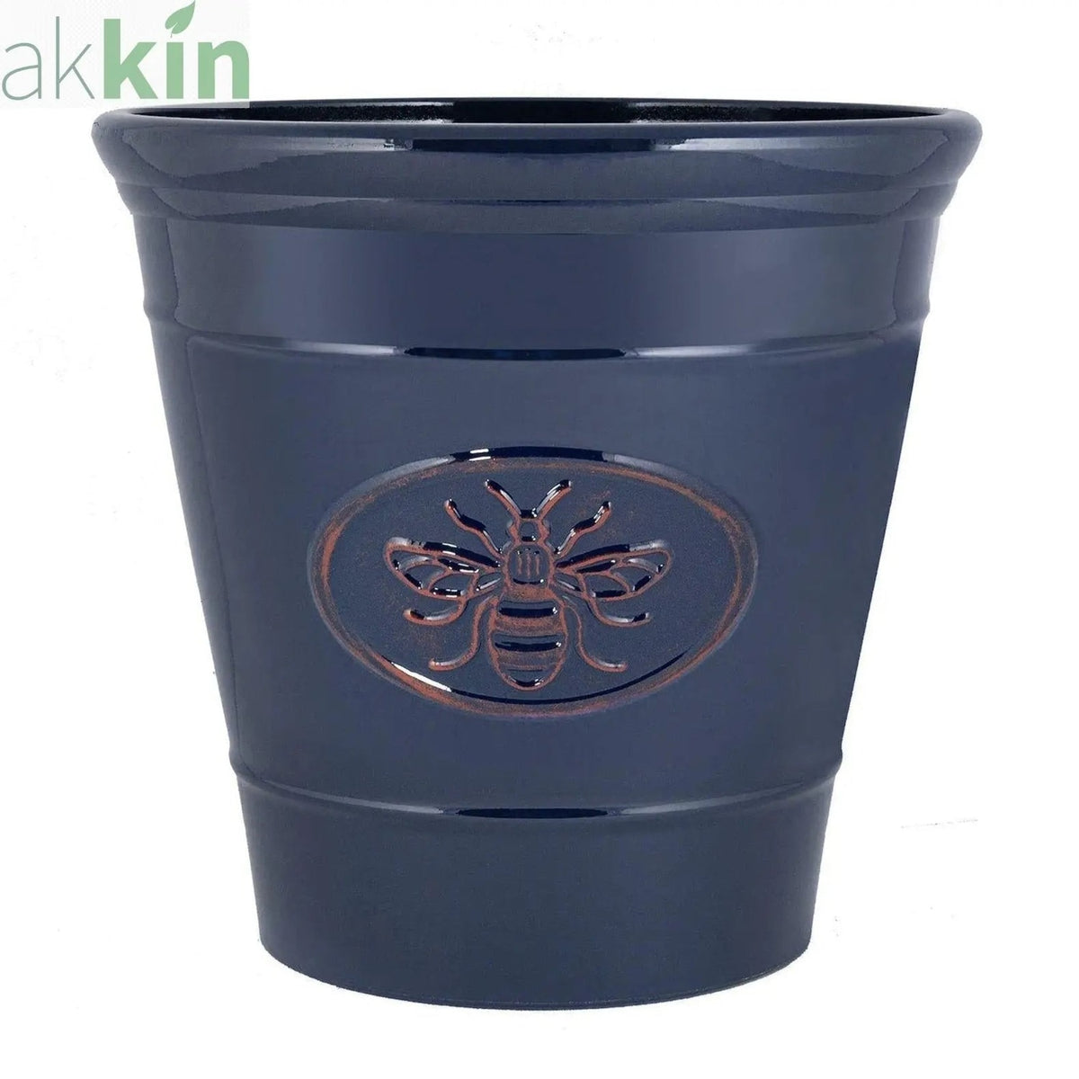 Bee Planter Round 30cm - Dark Blue - AK Kin Garden Supplies