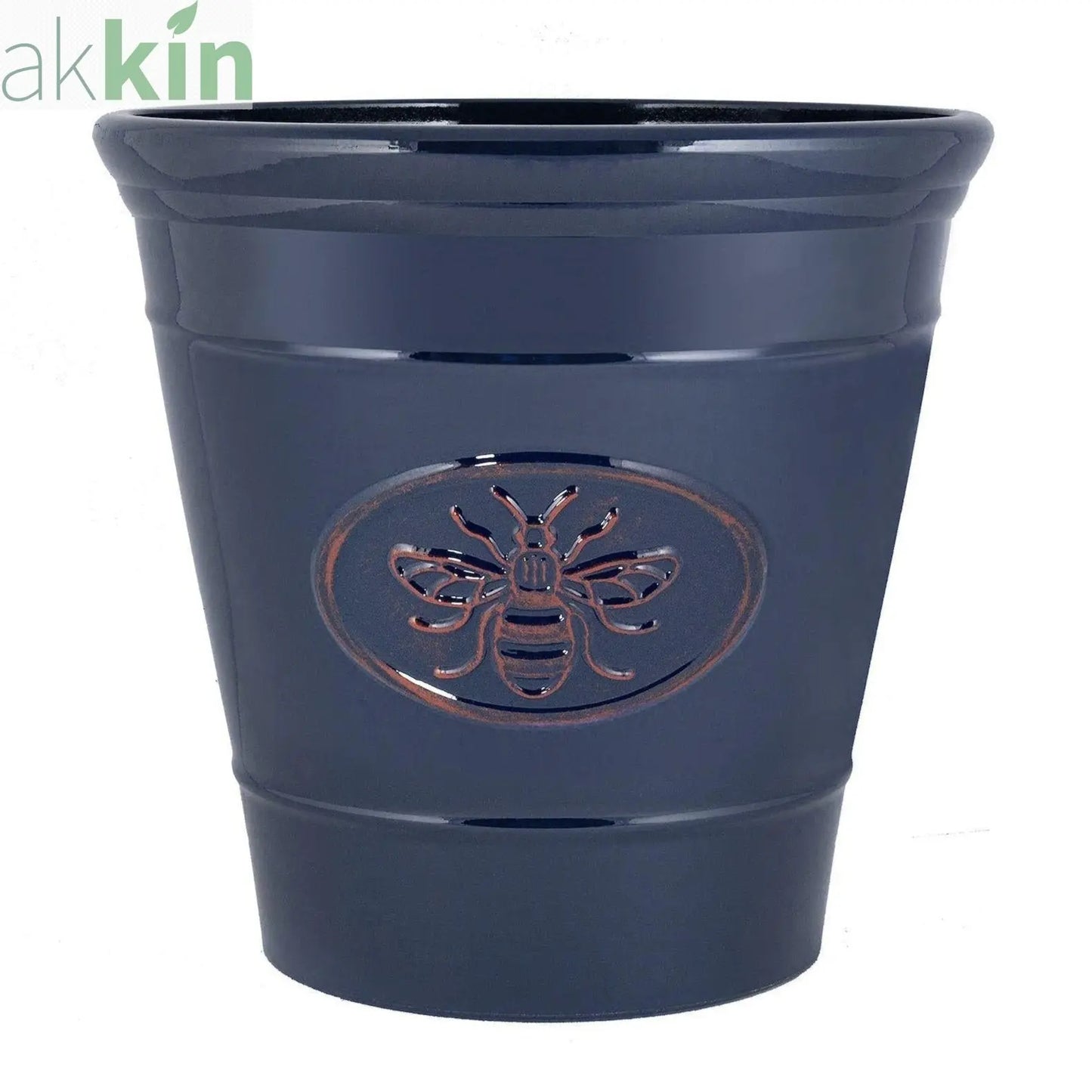 Bee Planter Round 30cm - Dark Blue - AK Kin Garden Supplies