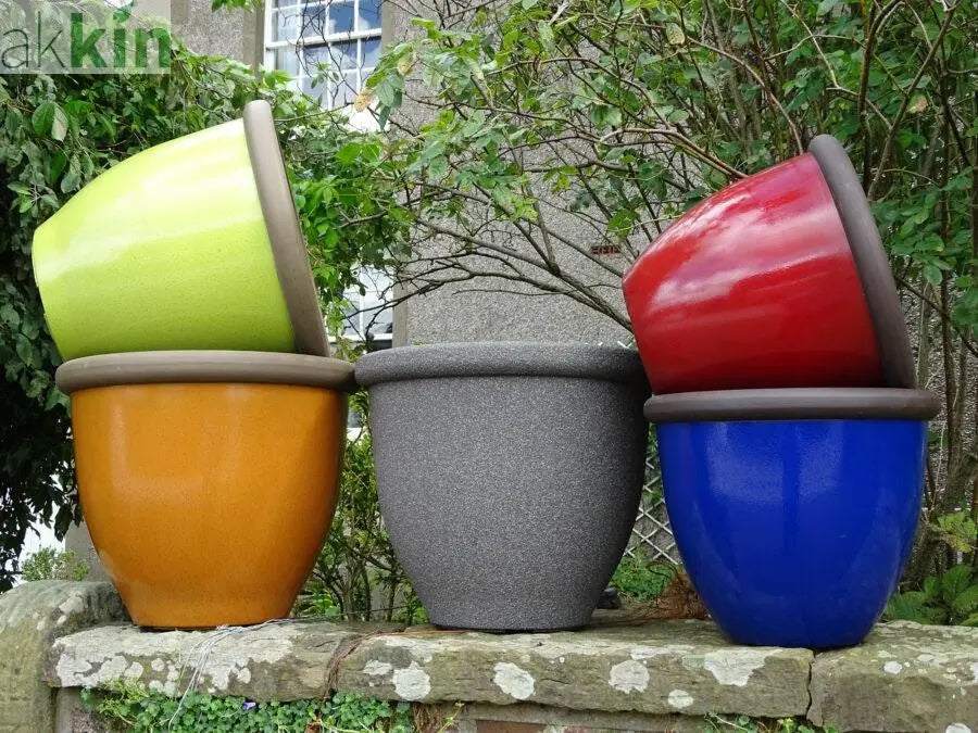 Belair Apple Green Decorative Home & Garden Pot Planter Round 51cm - AK Kin Garden Supplies