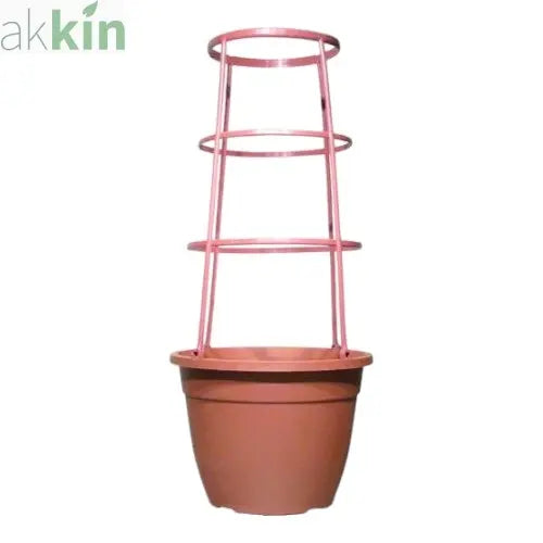 Bella cage Plastic planter 30cm Terracotta AK Kin Garden Supplies