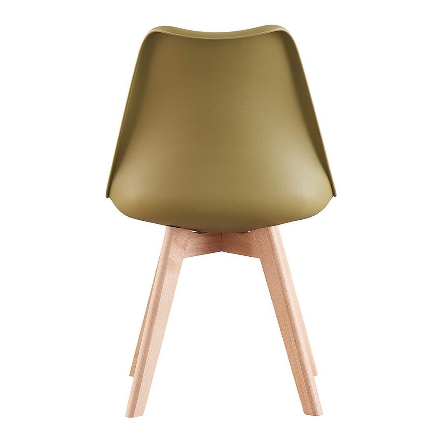 Black Halo Dining Table & Set of 4 Jamie Lorenzo Tulip chairs with Padded Seat PN Home