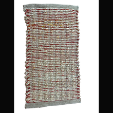 Blue, Red & Natural Jute/Cotton Rug - Rustic Twist 120cm x 170cm House, Home & Garden