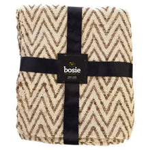 Bosie Chevron Beige Woven Throw H3 x D120 x W150 AK Kin Garden Supplies