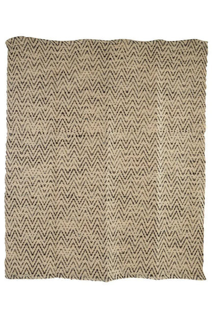 Bosie Chevron Beige Woven Throw H3 x D120 x W150 AK Kin Garden Supplies