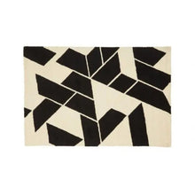 Bosie Milana Small Black and White Geometric Rug H1 x D120 x W180 AK Kin Garden Supplies