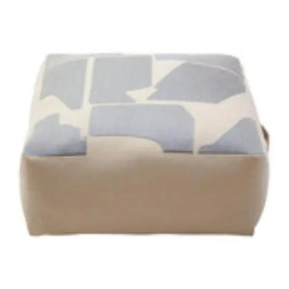 Bosie Ozella Natural And Grey Square Floor Cushion W55 x D55 x H30 AK Kin Garden Supplies