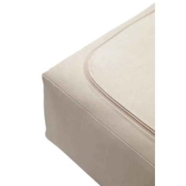 Bosie Ozella Natural And Grey Square Floor Cushion W55 x D55 x H30 AK Kin Garden Supplies