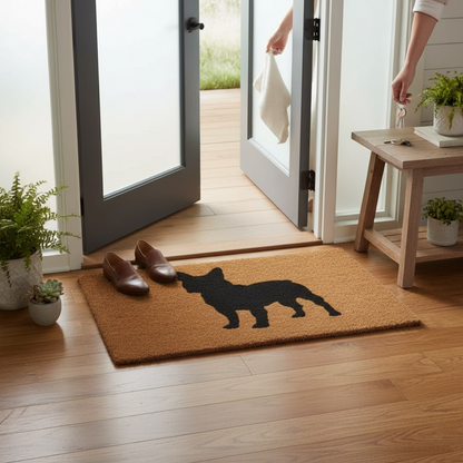 British Bulldog Coir Doormat H2 x D40 x W60 House, Home & Garden