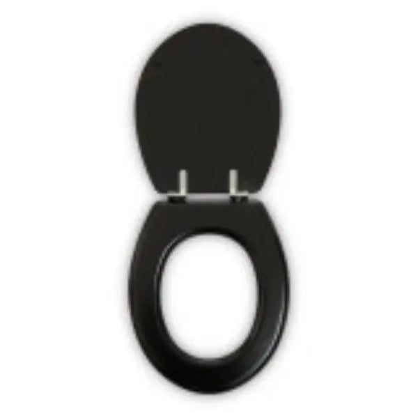 Brooks Black Panel Effect Toilet Seat AK Kin Garden Supplies