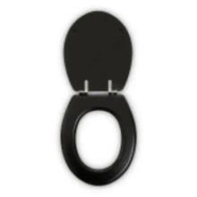 Brooks Black Panel Effect Toilet Seat AK Kin Garden Supplies