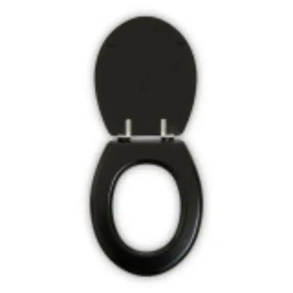 Brooks Black Panel Effect Toilet Seat AK Kin Garden Supplies