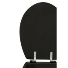Brooks Black Panel Effect Toilet Seat AK Kin Garden Supplies