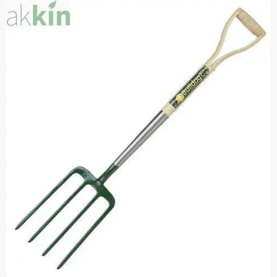 Bulldog Tools Premier Digging Garden k 4 Prong Ash YD Handle 28" 71cm - AK Kin Garden Supplies
