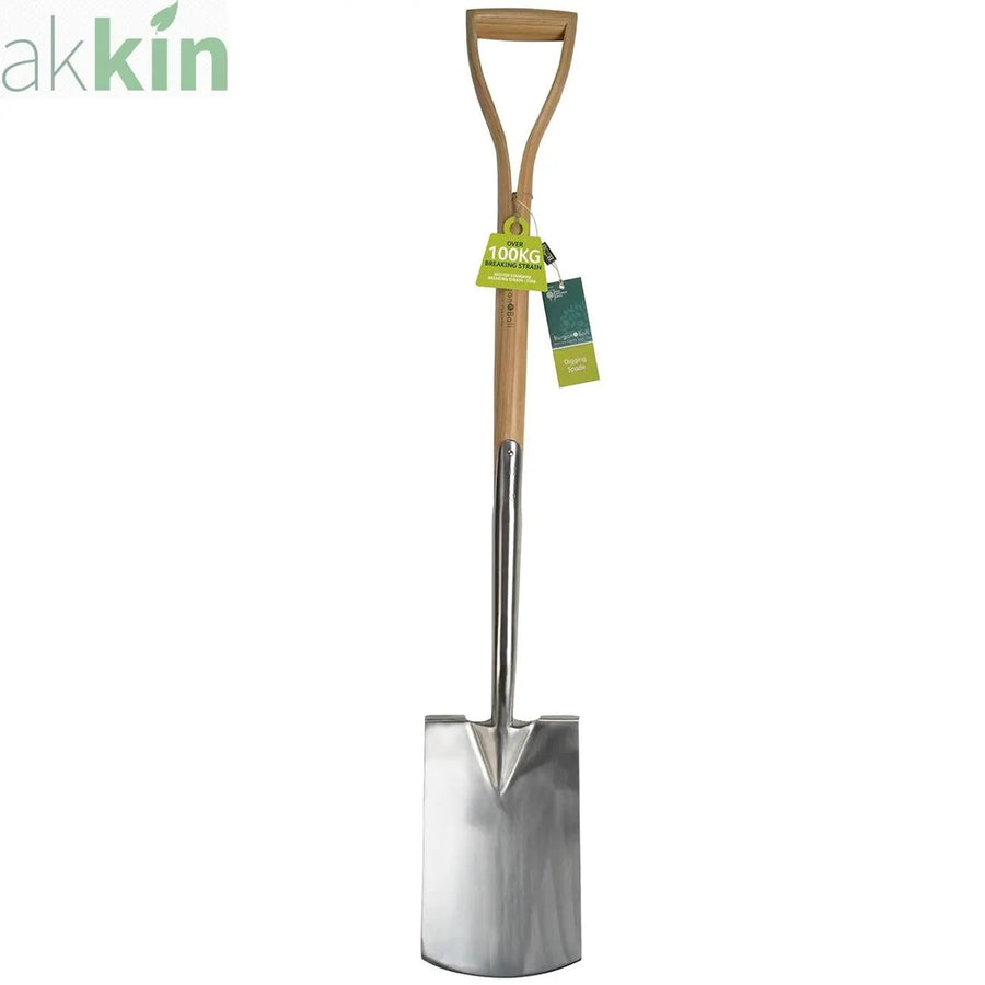 Burgon & Ball RHS Stainless Digging Spade AK Kin Garden Supplies