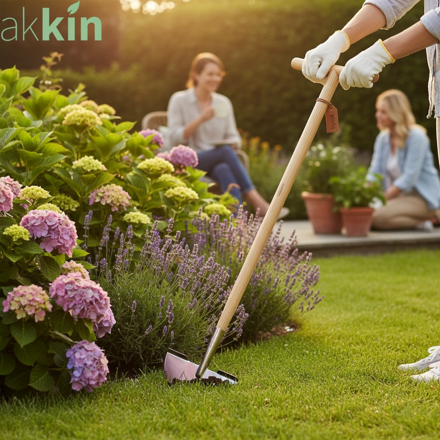 Burgon & Ball RHS Stainless Half Moon Lawn Edger AK Kin Garden Supplies