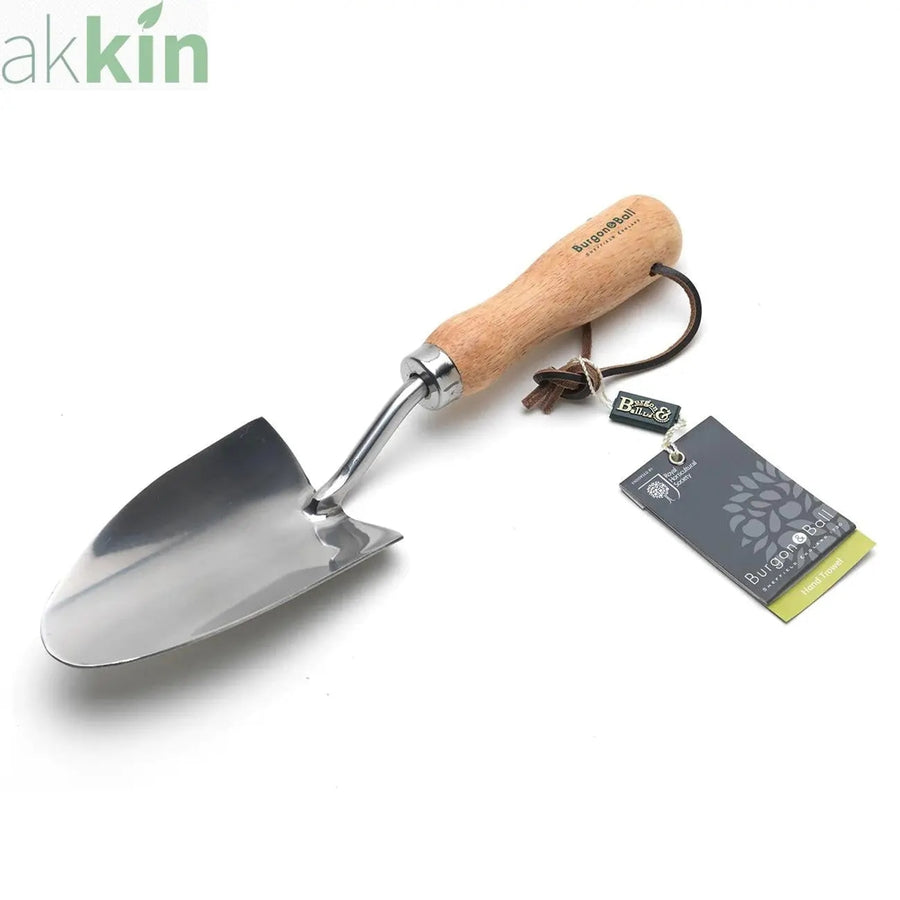 Burgon & Ball RHS Stainless Hand Trowel AK Kin Garden Supplies