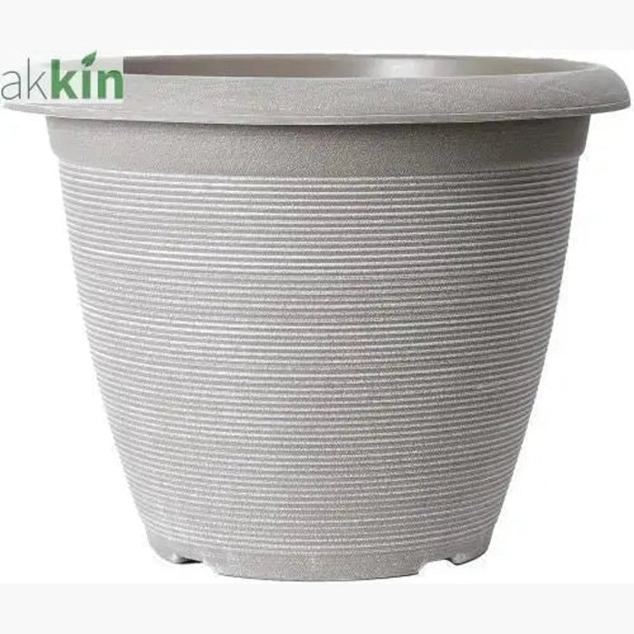 Helix Planter 10" - Powdered Beige Grey AK Kin Garden Supplies