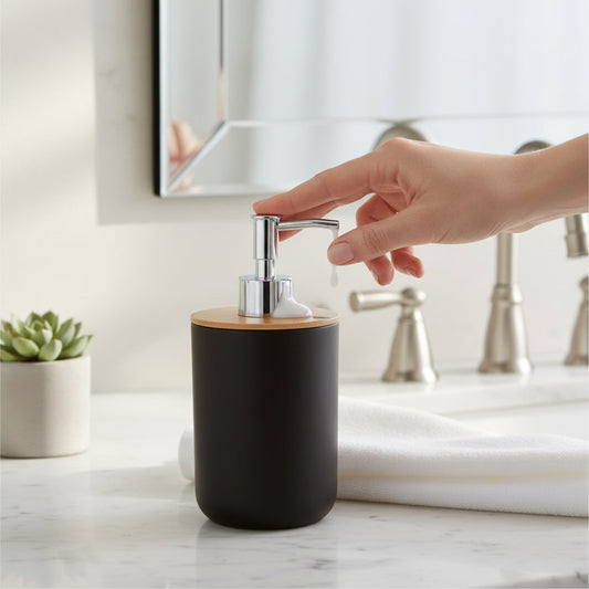 Canyon Black Lotion Dispenser - 500ml House, Home & Garden