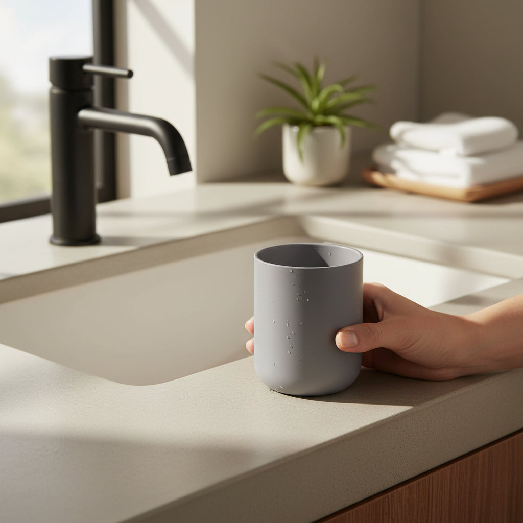 Canyon Grey Bathroom Tumbler House, Home & Garden