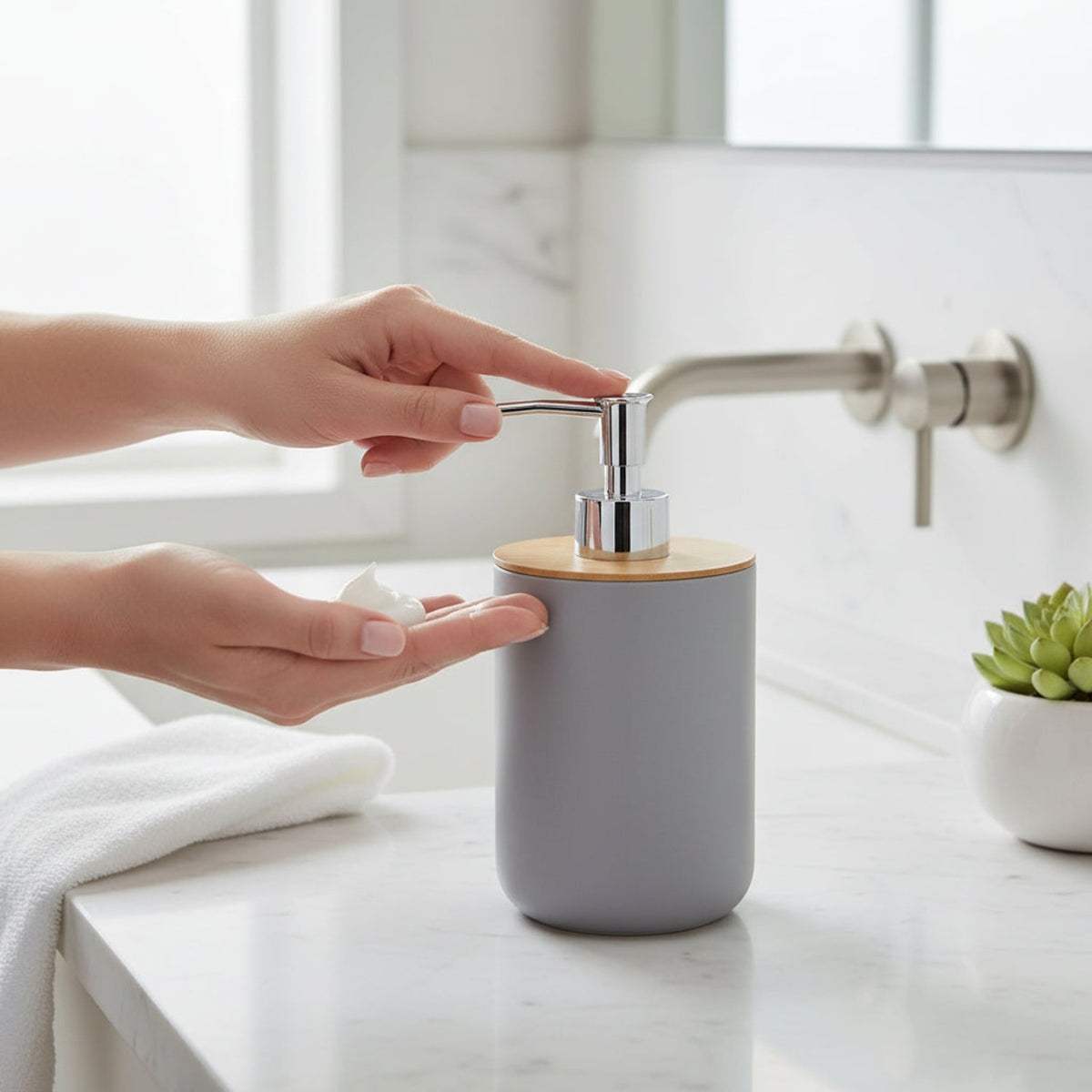 Canyon Grey Lotion / Soap Dispenser - 500ml House, Home & Garden